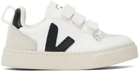 VEJA Baby Black & White V-10 Sneakers (CV0702565)