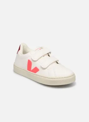      Veja Small Esplar Velcro Leather - Wit   