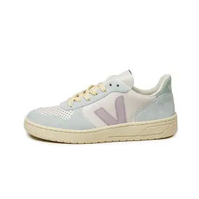 Veja V-10 Leather W Gravel / Parme / Menthol